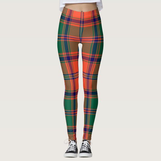 Scotstee Clan Stewart von Appin Ancient Tartan Wom Leggings (Vorderseite)