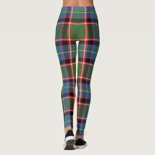 Scotstee Clan Stirling Tartan Frauen Leggings (Rückseite)