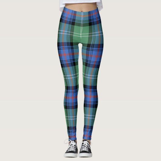 Scotstee Clan Sutherland Old Ancient Tartan Women Leggings (Vorderseite)