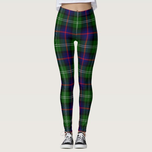 Scotstee Clan Sutherland Tartan Frauen Leggings (Vorderseite)