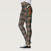 Scotstee Clan Sutherland Weathered Wappen Tartan Leggings (Links)