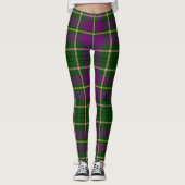 Scotstee Clan Taylor Tartan Frauen Leggings (Vorderseite)
