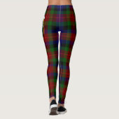 Scotstee Clan Tennant Wappen Tartan Frauen Legging Leggings (Rückseite)