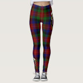 Scotstee Clan Tennant Wappen Tartan Frauen Legging Leggings (Vorderseite)