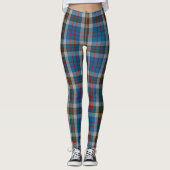 Scotstee Clan Thomson Blue Tartan Frauen Leggings (Vorderseite)