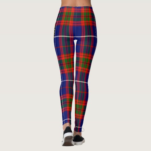 Scotstee Clan Trotter Wappen Tartan Women Leggings (Rückseite)