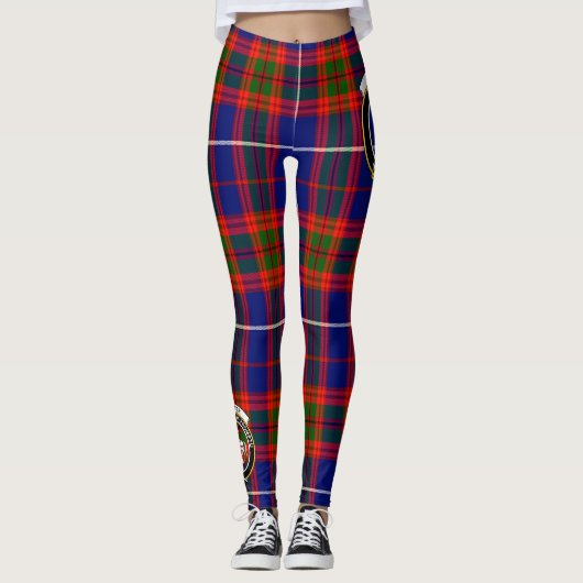 Scotstee Clan Trotter Wappen Tartan Women Leggings (Vorderseite)