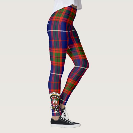 Scotstee Clan Trotter Wappen Tartan Women Leggings (Rechts)
