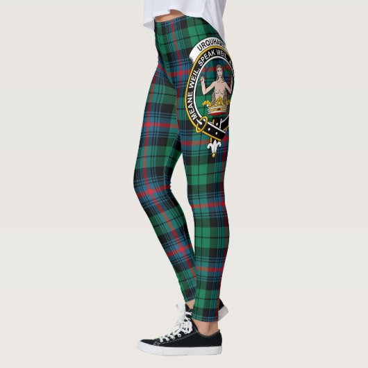 Scotstee Clan Urquhart Broad Red Ancient Wappen Leggings (Links)