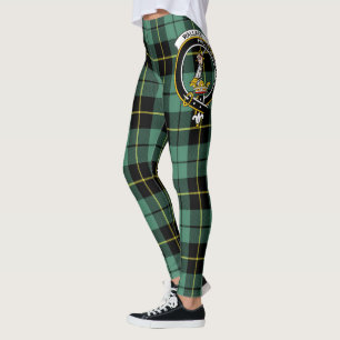 Scotstee Clan Wallace Ancient Wappen Tartan Women Leggings
