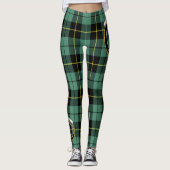 Scotstee Clan Wallace Ancient Wappen Tartan Women Leggings (Vorderseite)