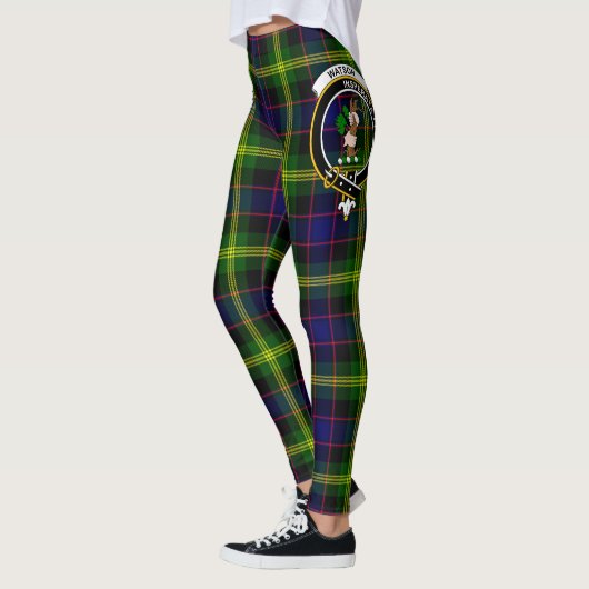 Scotstee Clan Watson Modern Wappen Tartan Women Leggings (Links)