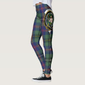 Scotstee Clan Wood Wappen Tartan Women Leggings (Links)
