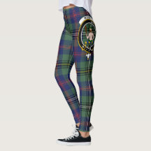 Scotstee Clan Wood Wappen Tartan Women Leggings