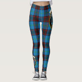 Scotstee Clan Zuhause Ancient Wappen Tartan Women Leggings (Vorderseite)