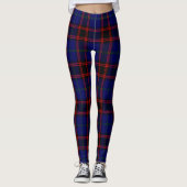 Scotstee Clan Zuhause Modern Tartan Frauen Legging Leggings (Vorderseite)