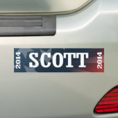 SCOTT 2014 AUTOAUFKLEBER (Auf Auto)