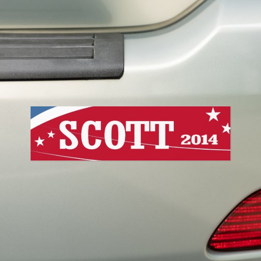 SCOTT 2014 AUTOAUFKLEBER (Auf Auto)