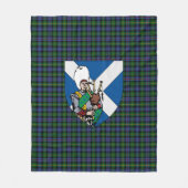 Scott Baillie Hunting Tartan Kariert Fleecedecke (Vorderseite)