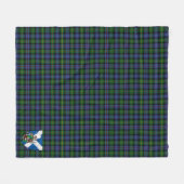Scott Baillie Hunting Tartan Kariert Fleecedecke (Vorderseite (Horizontal))