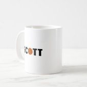 Scott Basketball Kaffeetasse (Vorderseite Links)