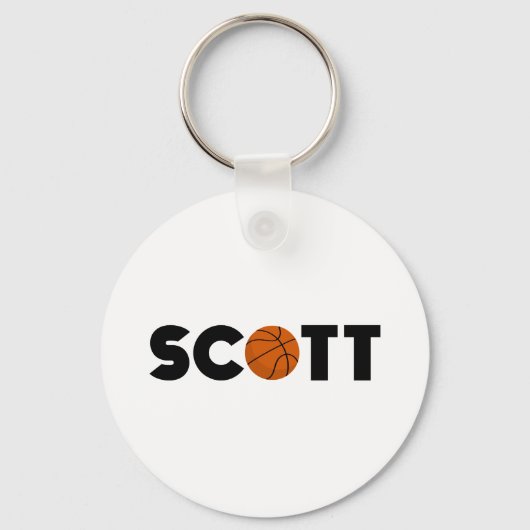 Scott Basketball Schlüsselanhänger (Vorderseite)