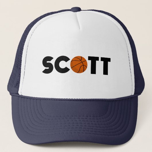 Scott Basketball Trucker Hat Truckerkappe (Vorderseite)