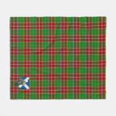 Scott Baxter Modern Tartan Kariert Fleecedecke (Vorderseite (Horizontal))