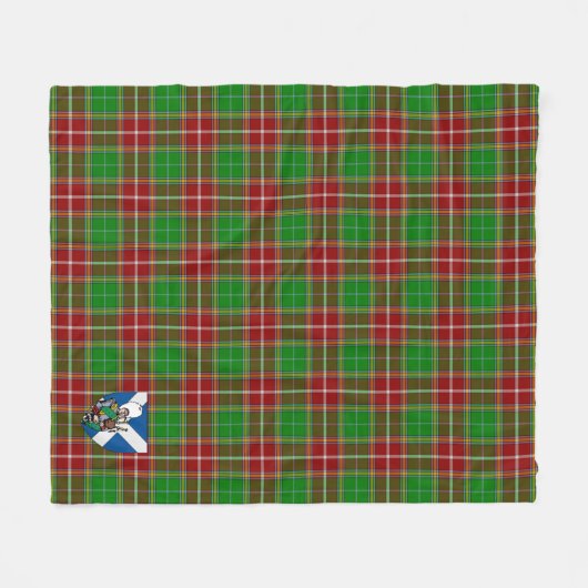 Scott Baxter Modern Tartan Kariert Fleecedecke (Vorderseite (Horizontal))