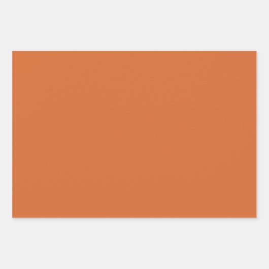 Scott Black Orange Modern Scottish Tartan Geschenkpapier Set (Vorderseite 3)