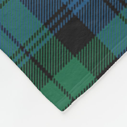 Scott Blackwatch Ancient Tartan Kariert Fleecedecke (Ecke)