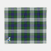 Scott Blackwatch Dress Modern Tartan Kariert Fleecedecke (Vorderseite (Horizontal))