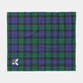 Scott Blackwatch Modern Tartan Kariert Fleecedecke (Vorderseite (Horizontal))