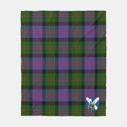 Scott Blair Modern Tartan Kariert Fleecedecke (Vorderseite)