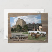 Scott Bluff Nebraska National Monument Park USA Postkarte (Vorne/Hinten)