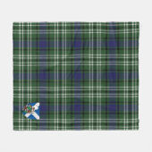 Scott Blyth Tweeside District Tartan Kariert Fleecedecke (Vorderseite (Horizontal))
