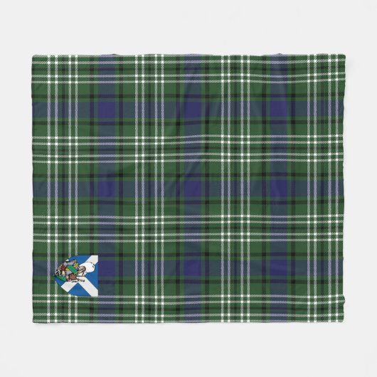 Scott Blyth Tweeside District Tartan Kariert Fleecedecke (Vorderseite (Horizontal))
