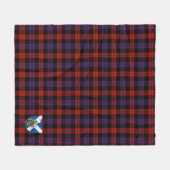 Scott Broun Modern Tartan Kariert Fleecedecke (Vorderseite (Horizontal))