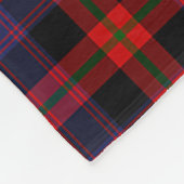 Scott Broun Modern Tartan Kariert Fleecedecke (Ecke)