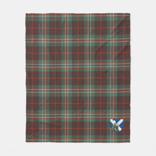 Scott Brown Ancient Tartan Kariert Fleecedecke (Vorderseite)