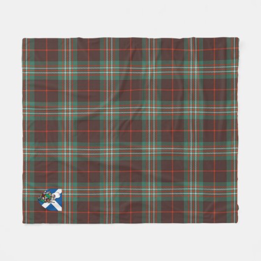 Scott Brown Ancient Tartan Kariert Fleecedecke (Vorderseite (Horizontal))