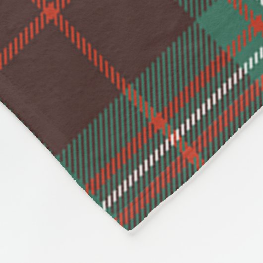Scott Brown Ancient Tartan Kariert Fleecedecke (Ecke)