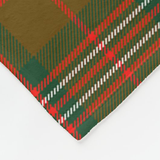 Scott Brown Modern Kariert Fleecedecke (Ecke)