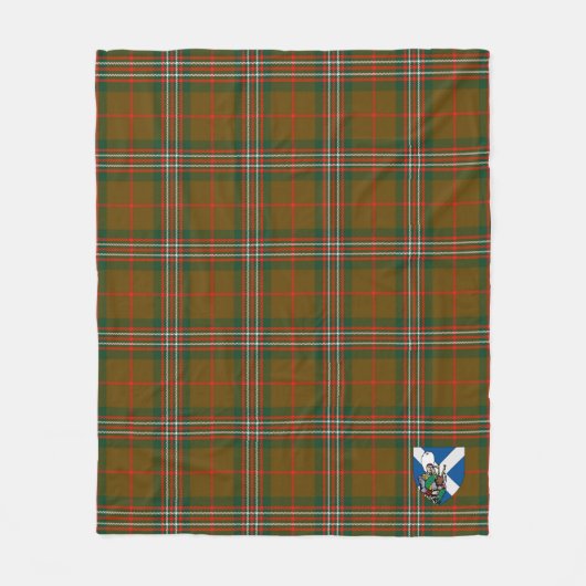 Scott Brown Modern Tartan Kariert Fleecedecke (Vorderseite)