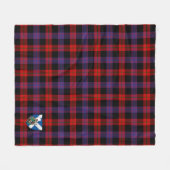 Scott Brown Modern Tartan Kariert Fleecedecke (Vorderseite (Horizontal))