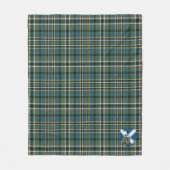 Scott Brown Modern Tartan Kariert Fleecedecke (Vorderseite)