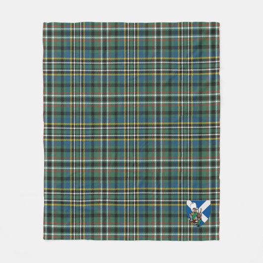 Scott Brown Modern Tartan Kariert Fleecedecke (Vorderseite)