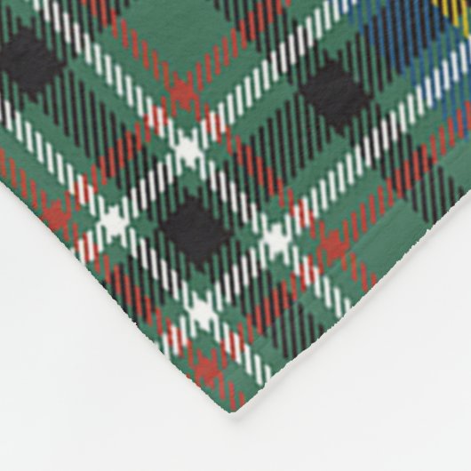 Scott Brown Modern Tartan Kariert Fleecedecke (Ecke)