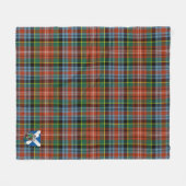 Scott Caledonia Ancient Tartan Kariert Fleecedecke (Vorderseite (Horizontal))