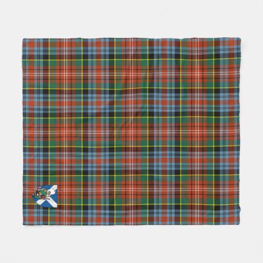 Scott Caledonia Ancient Tartan Kariert Fleecedecke (Vorderseite (Horizontal))
